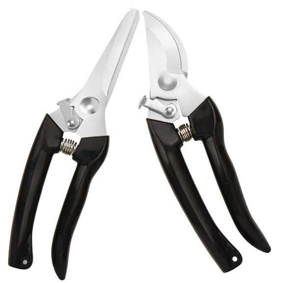 Premium garden shears,pruning scissors gardening tools,pruners for flower,bushes,rose and fruit tree,use for florist,yard and orchard the plant clippers,sharp steel anvil snips