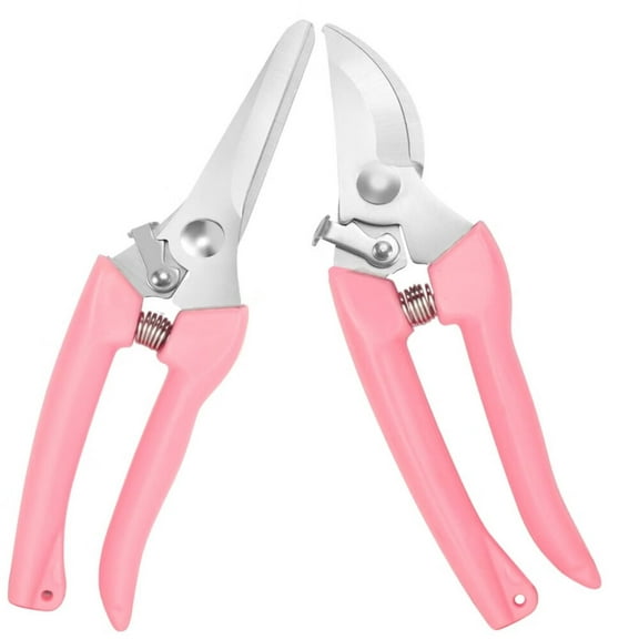 Premium garden shears,pruning scissors gardening tools,pruners for flower,bushes,rose and fruit tree,use for florist,yard and orchard the plant clippers,sharp steel anvil snips