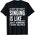 thumbnail image 1 of Premium model-Unisex-100% cotton-A Day Without Singing Is Like..Funny Music Lover Singer T-Shirt, 1 of 4