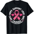 thumbnail image 1 of Premium model-Unisex-100% cotton-Breast Cancer Support Pink Ribbon Breast Cancer Awareness T-Shirt, 1 of 4