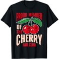 thumbnail image 1 of Premium model-Unisex-100% cotton-Cherry Shirts Fruits Cherry Lover T-Shirt for Men, Women & - Black, Small, Short Sleeve, Summer, 1 of 4