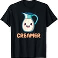thumbnail image 1 of Premium model-Unisex-100% cotton-Coffee & Creamer Matching Couple Halloween Best Friends T-Shirt, 1 of 4