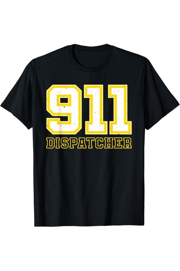 Premium model-Unisex-100% cotton-Cute 911 Dispatcher Design 911 Dispatch Men Women Emergency T-Shirt