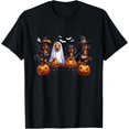 thumbnail image 1 of Premium model-Unisex-100% cotton-Dachshund Happy Halloweiner Funny Halloween Dogs Lover T-Shirt, 1 of 4