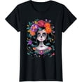 thumbnail image 1 of Premium model-Unisex-100% cotton-De Los Muertos La Catrina Day of the Dead Women Sugar Skull T-Shirt, 1 of 4