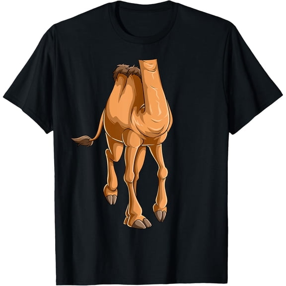 Premium model-Unisex-100% cotton-Easy Camel Costume Camel Body Headless Camel Costume T-Shirt