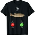 thumbnail image 1 of Premium model-Unisex-100% cotton-Fih Calling T-Shirt, 1 of 4