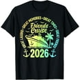 thumbnail image 1 of Premium model-Unisex-100% cotton-Friends Cruise 2026 Vacation Trip Cruising Friends Matching T-Shirt, 1 of 4