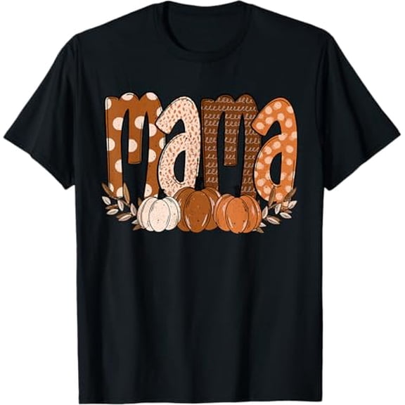 Premium model-Unisex-100% cotton-Funny Fall Vibes Coquette Bow Pumpkin Autumn Cute Fall Mama T-Shirt