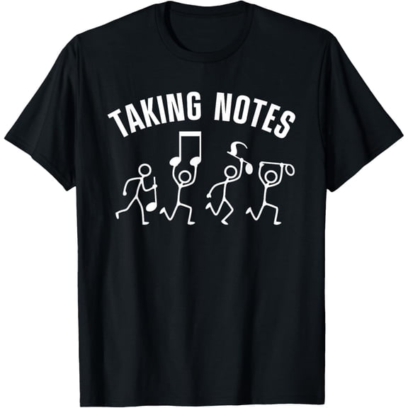 Premium model-Unisex-100% cotton-Funny Music Art For Men Women Musical Note Gag Music Lover T-Shirt
