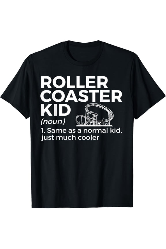 Premium model-Unisex-100% cotton-Funny Roller Coaster Definition T-Shirt