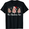 thumbnail image 1 of Premium model-Unisex-100% cotton-Groovy Oh Christmas Tree Cakes Debbie Becky Jen Cake Lovers T-Shirt, 1 of 4