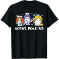 thumbnail image 1 of Premium model-Unisex-100% cotton-Halloween Ghost Nurse Hocus Poke Us Costume Scrub Top Women T-Shirt, 1 of 4