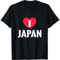 thumbnail image 1 of Premium model-Unisex-100% cotton-I Love Japan Patriotic Home Country Travel T-Shirt, 1 of 4
