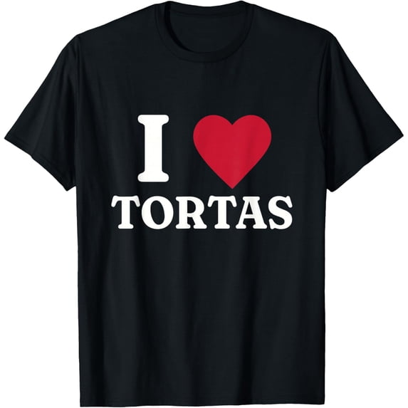 Premium model-Unisex-100% cotton-I Love Tortas Mexican Food T-Shirt