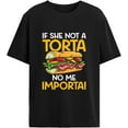thumbnail image 1 of Premium model-Unisex-100% cotton-If she not a Torta no me importa 2pcs tee Shirts Set for Women Fashion, 1 of 4
