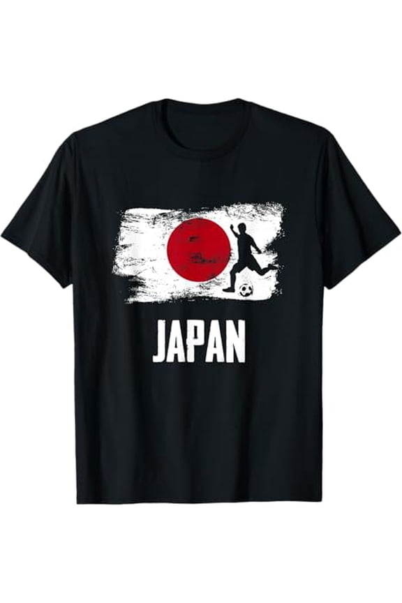Premium model-Unisex-100% cotton-Japan Flag Jersey Japanese Soccer Team Japanese T-Shirt