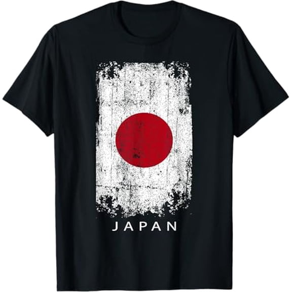 Premium model-Unisex-100% cotton-Japan Souvenir Design - Country Flag Japan T-Shirt