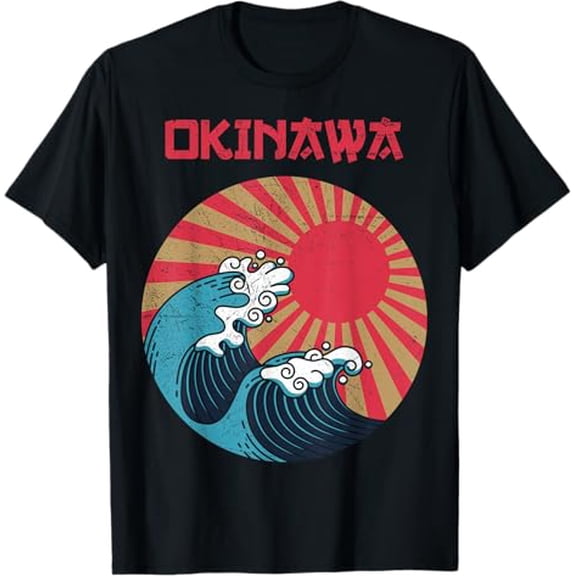 Premium model-Unisex-100% cotton-Kyokujitsuki the rising sun - Okinawa Japan Gift T-Shirt