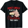 thumbnail image 1 of Premium model-Unisex-100% cotton-Most Likely To Eat All The Christmas Tree Cakes - Xmas Squad T-Shirt, 1 of 4