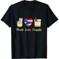 thumbnail image 1 of Premium model-Unisex-100% cotton-Peace Love Coquito Christmas Navidad T-Shirt - Unisex-Adults, - Black - Small - Short Sleeve - Crew Neck - T-Shirt - Themed-Christmas-Love-T-Shirt, 1 of 4