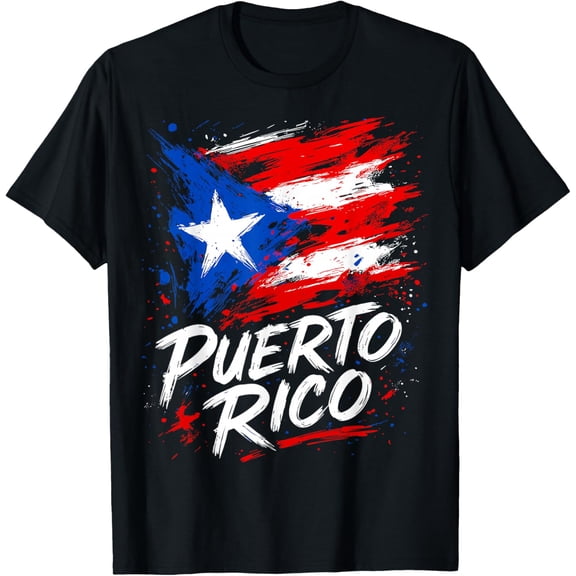 Premium model-Unisex-100% cotton-Puerto Rico Flag Hispanic Heritage Month Boricua Rican T-Shirt