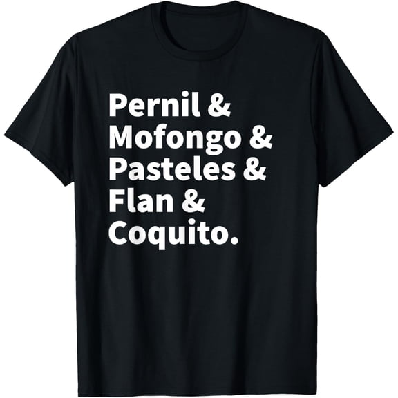 Premium model-Unisex-100% cotton-Puerto Rico Food T-Shirt | Puerto Rican Boricua Pride T-Shirt