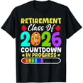 thumbnail image 1 of Premium model-Unisex-100% cotton-Retirement Class Of 2026 Countdown In Progress Funny Teacher T-Shirt, 1 of 4