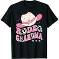 thumbnail image 1 of Premium model-Unisex-100% cotton-Rodeo Grandma Pink CowGirl 1St Birthday Family Matching T-Shirt, 1 of 4