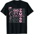 thumbnail image 1 of Premium model-Unisex-100% cotton-Senior 2026 Class of 2026 Coquette Pink Bow Graduation 2026 T-Shirt, 1 of 4