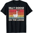 thumbnail image 1 of Premium model-Unisex-100% cotton-Silly Goose Shirt, Graphic Tees Men, Funny Shirts For Men T-Shirt, 1 of 4