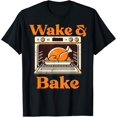 thumbnail image 1 of Premium model-Unisex-100% cotton-Thanksgiving Wake And Bake Funny Turkey Day Dad Men Women T-Shirt, 1 of 4