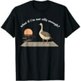 thumbnail image 1 of Premium model-Unisex-100% cotton-What If I'm Not Silly Enough Goose Duck FUNNY MEME Duck T-Shirt, 1 of 4