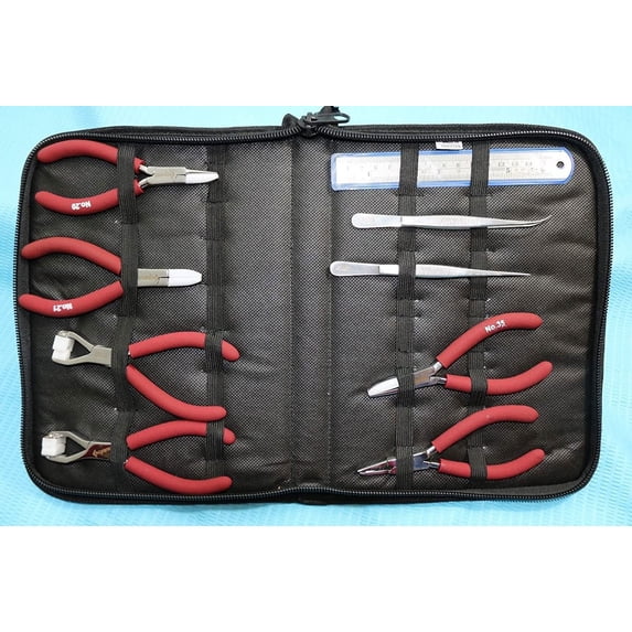 Premium set of 9 Eyeglass Optical ! Optician Tools Pliers Bent Nose Rimless set-OPTICAL PLIER SET -A+ QUALITY