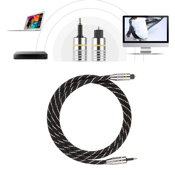 Premium <span Style="background:red"></span> To Mini 3.5mm Cable, Gold Plated, Low,Loss For Immersive Audio Experience
