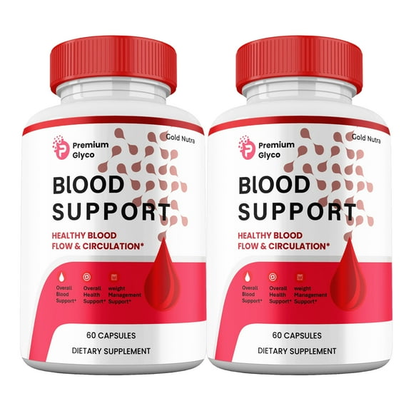 PremiumGlyco Capsules, Premium Glyco Blood Support Pills, Maximum Strength All Natural, 30 Day Supply per Bottle (2 pack)