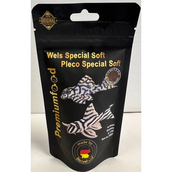 Premiumfood Pleco Special Soft Fsih Food 2.82 oz
