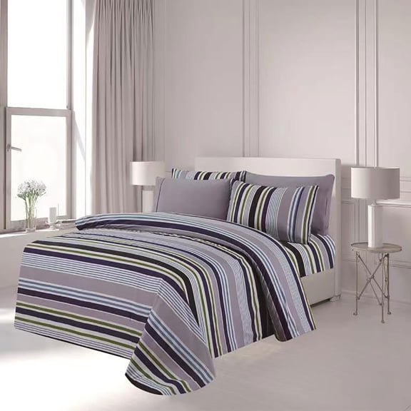 Premius James 4 Piece Premium Luxurious Wrinkle-Free Microfiber Sheet Set, Twin