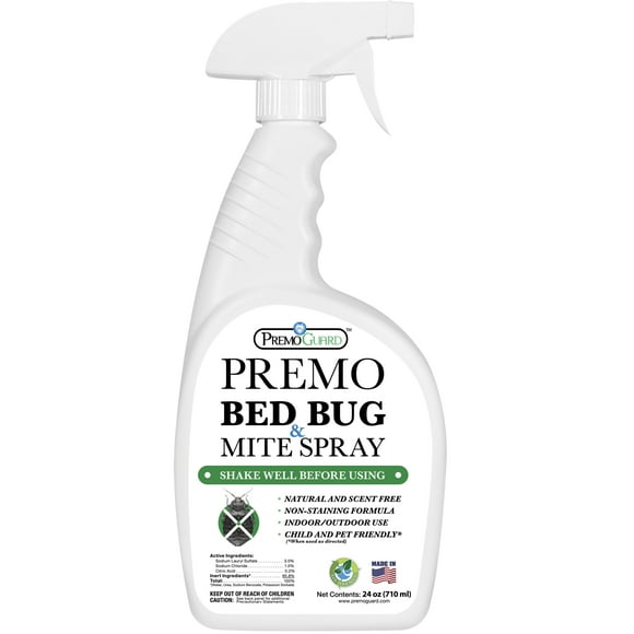 Premo Guard Bed Bug and Mite Spray, 24 Ounce
