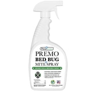 Premo Guard Bed Bug & Mite Killer Spray 24 oz   Natural Non-Toxic Formula   Stain Free and Scent Free   Safe for Bedding, Furniture, and Clothing