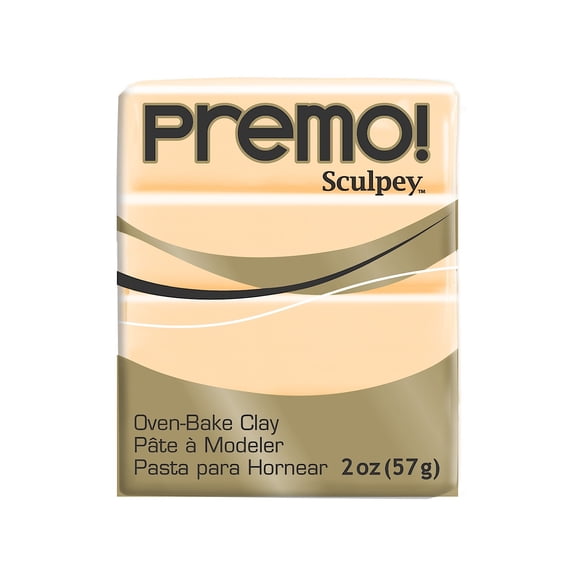 Premo Premium Polymer Clay ecru, 2 oz. (pack of 5)