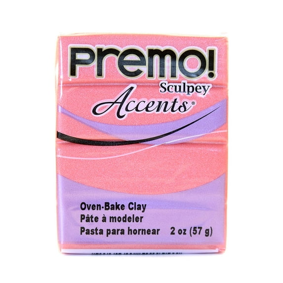 Premo Premium Polymer Clay sunset pearl, 2 oz. (pack of 6)