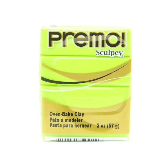 Premo Premium Polymer Clay wasabi, 2 oz. (pack of 5)