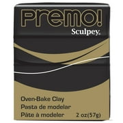 Premo! Sculpey Modeling Clay, 2 oz., Black