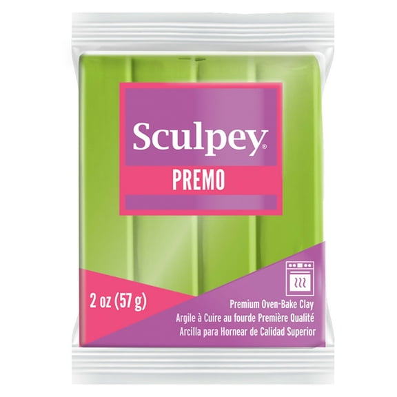 Premo! Sculpey Modeling Clay, 2 oz., Bright Green Pearl