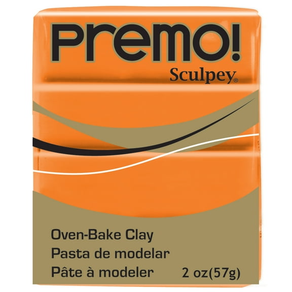 Premo! Sculpey Modeling Clay, 2 oz., Orange