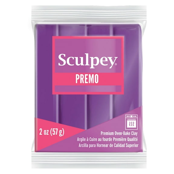 Premo! Sculpey Modeling Clay, 2 oz., Purple Pearl