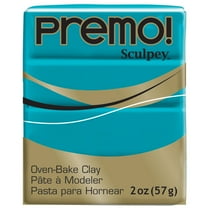 Premo! Sculpey Modeling Clay, 2 oz., Turquoise