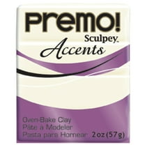 Premo! Sculpey Modeling Clay, 2 oz., White Translucent