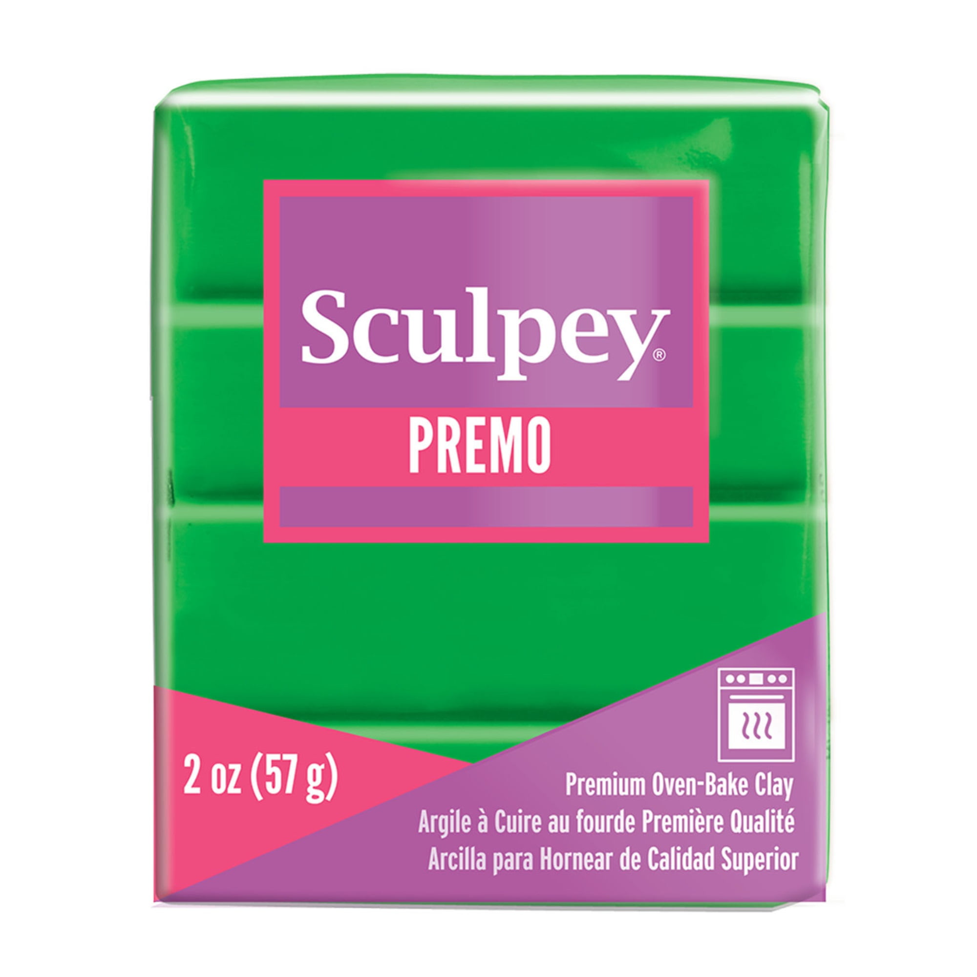 Premo Sculpey Polymer Clay 2oz-Green